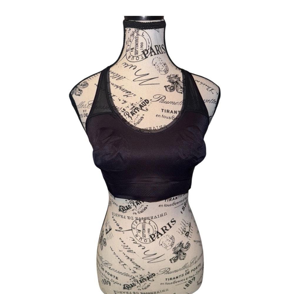 Ruby Ribbon Black T Back Demiette Size 34 NWT